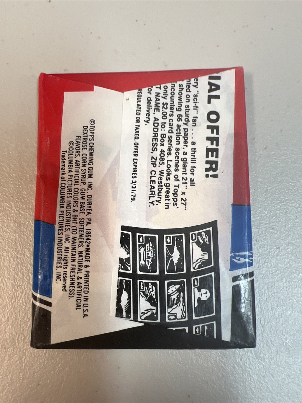 1978 Topps Close Encounters Of The Third Kind Trading Photo Cards Wax Pack