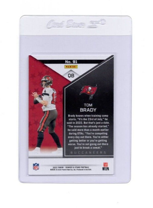 2022 Rookies and Stars Football Tom Brady  #91