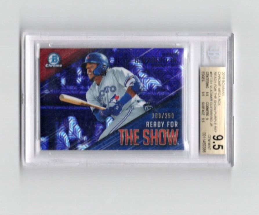 2019 Bowman Chrome The Show Purple #1 Vladimir Guerrero Jr 189/250 BGS 9.5