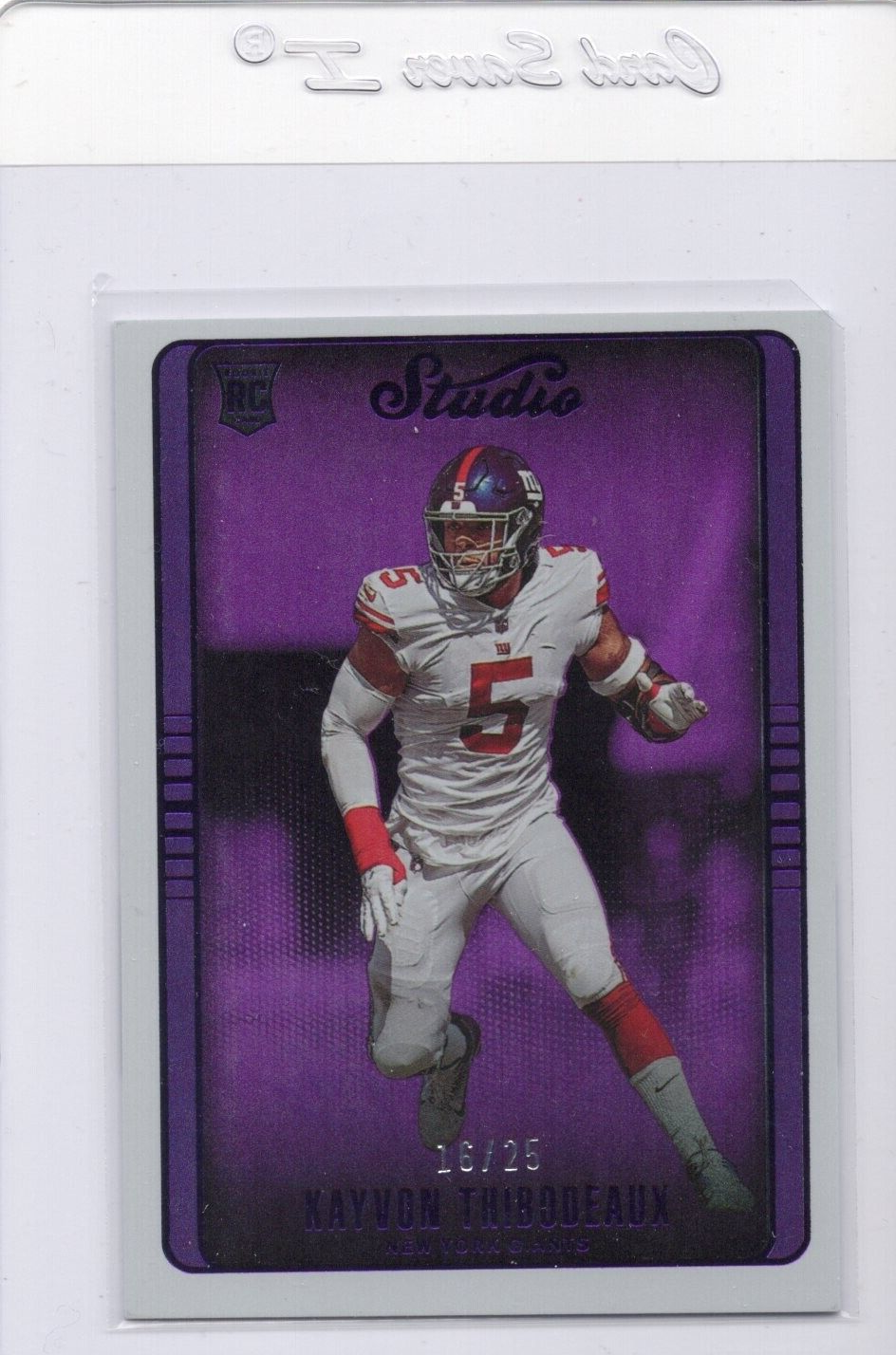 2022 Panini Studio Purple Kayvon Thibodeaux Rookie 16/25 # STU-48