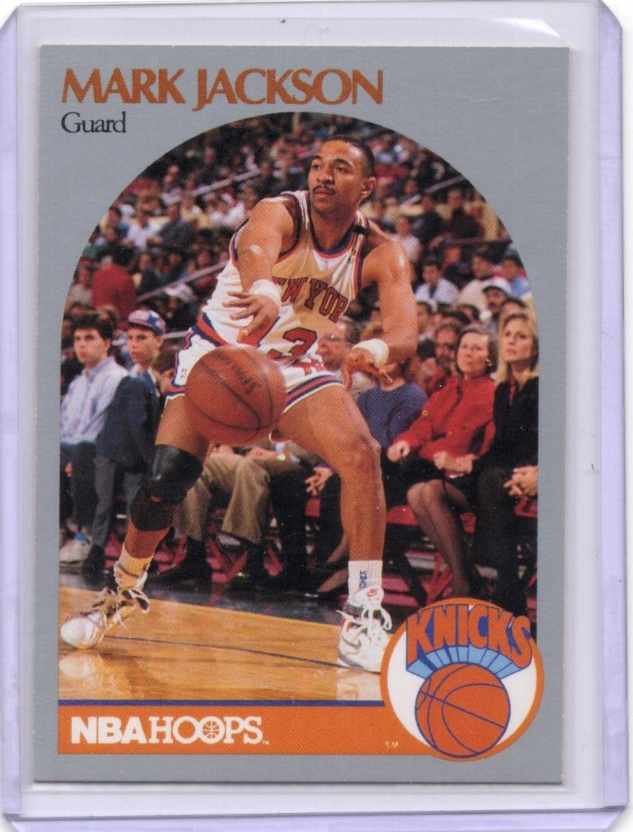 1990 NBA Hoops Mark Jackson Knicks Menendez Brothers Courtside #205