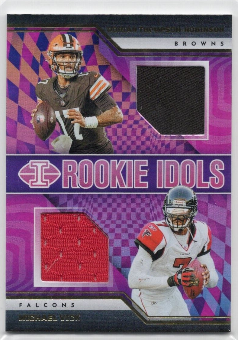 2023 Panini Illusions Michael Vick Dorian Thompson Robinson Dual Relic RM-RV