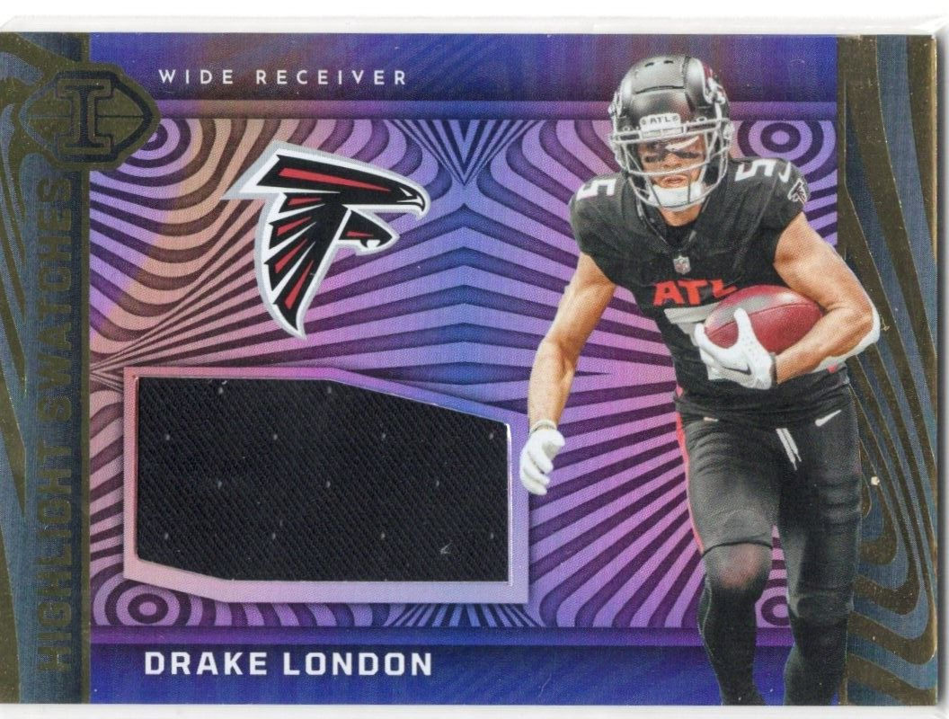 2023 Panini Illusions Drake London Highlight Swatches Jersey #HS-DL Falcons