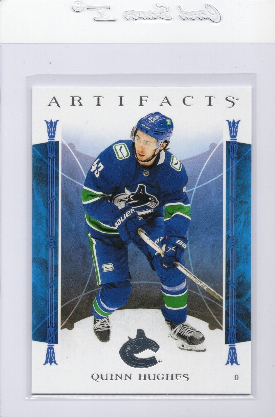 2022-23 Upper Deck Artifacts Quinn Hughes Hockey Cards #37