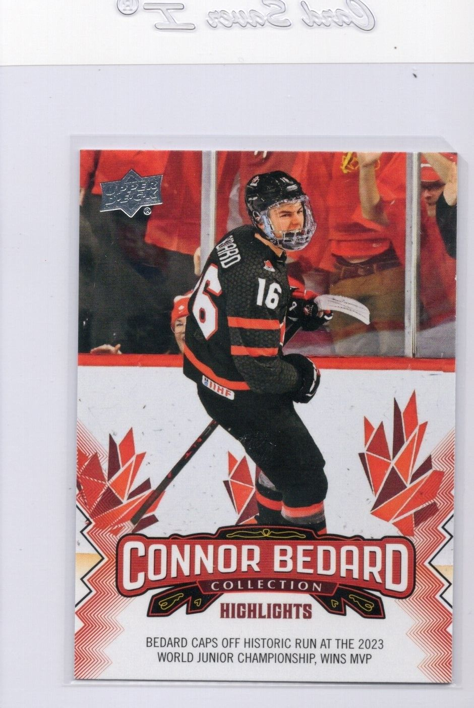 2023 - 2024 Upper Deck Connor Bedard Collection Highlights #3 Hockey Card