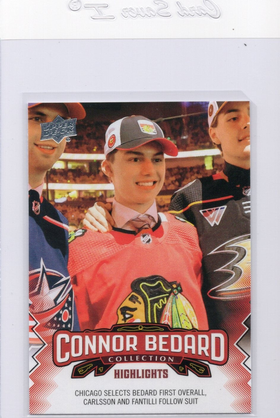 2023 - 2024 Upper Deck Connor Bedard Collection Highlights #7 Hockey Card