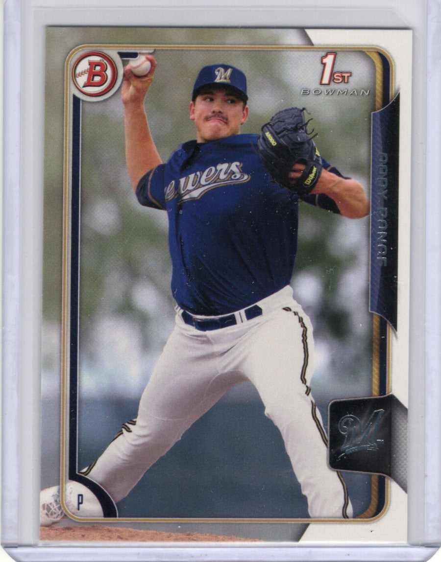 2015 Bowman Draft Picks & Prospects Cody Ponce Milwaukee Brewers #47
