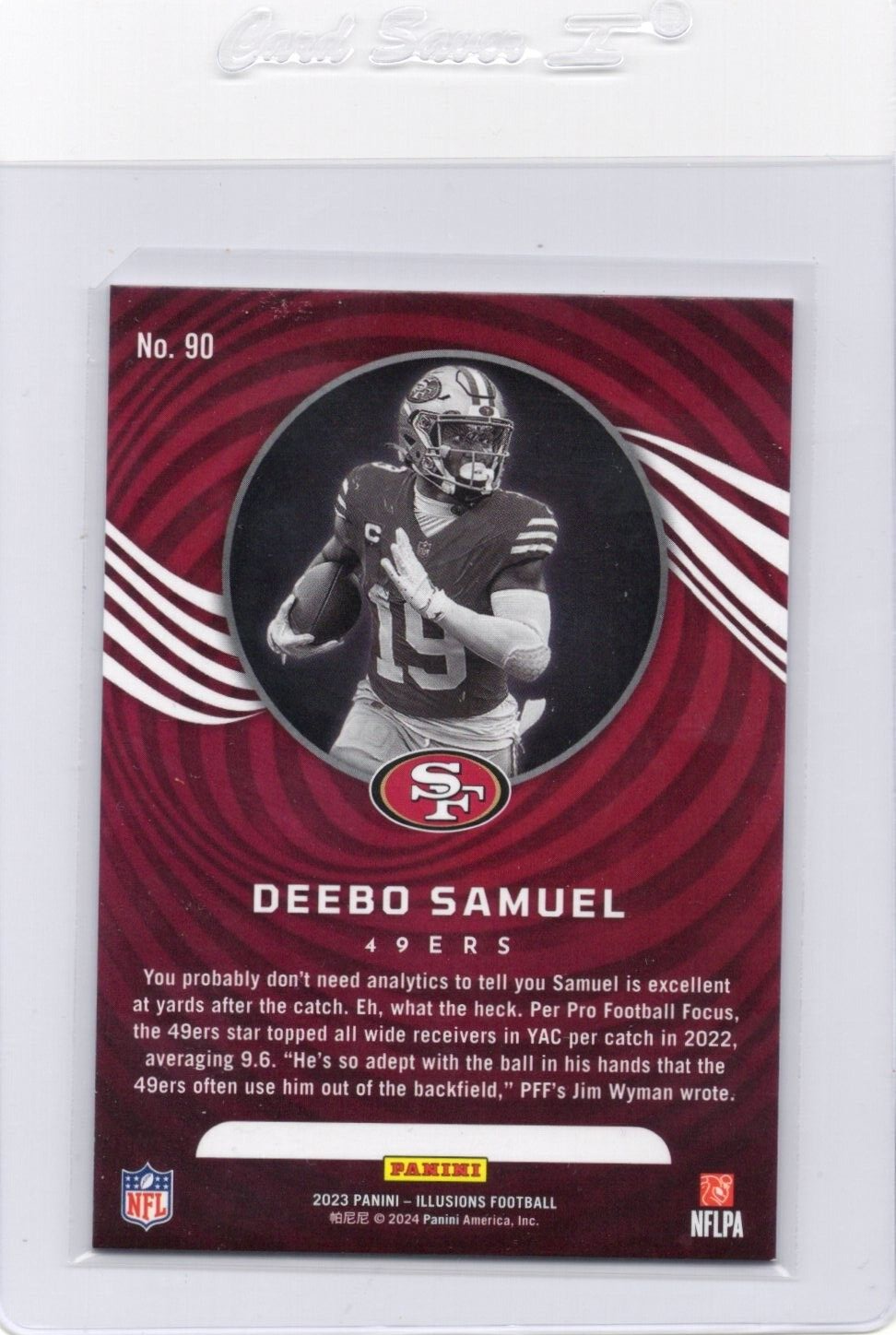 2023 Illusions football Deebo Samuel #90 17/49 49ers