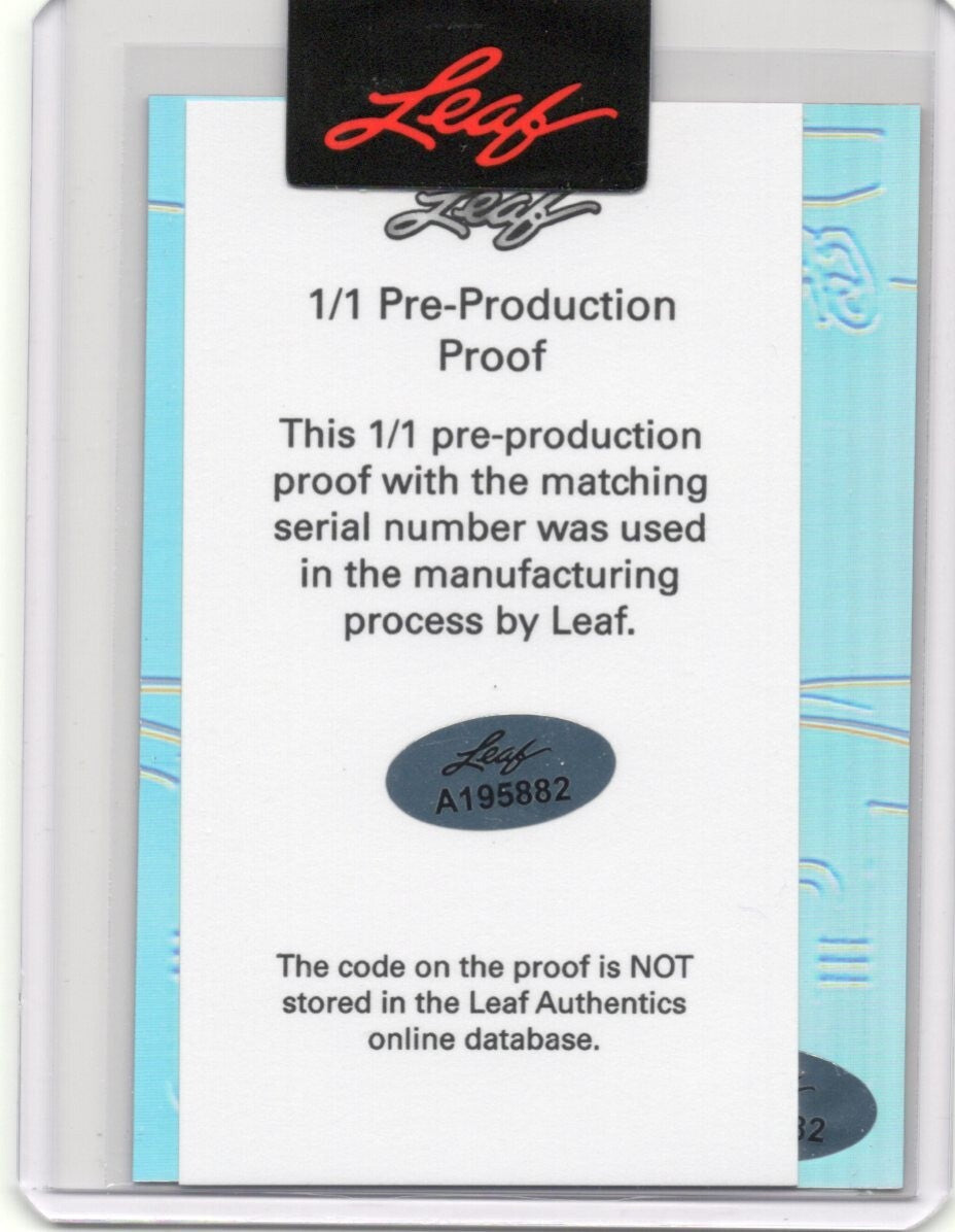 2023 Leaf Eclectic KJ Jefferson Gridiron Beasts Pre Production Proof 1/1