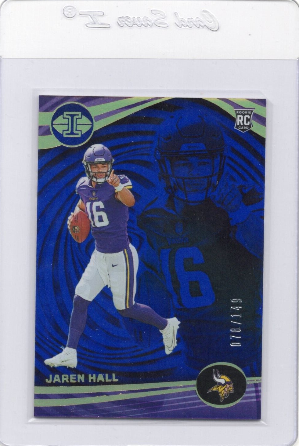 2023 Panini Illusions Jaren Hall Blue 078/149 RC Vikings