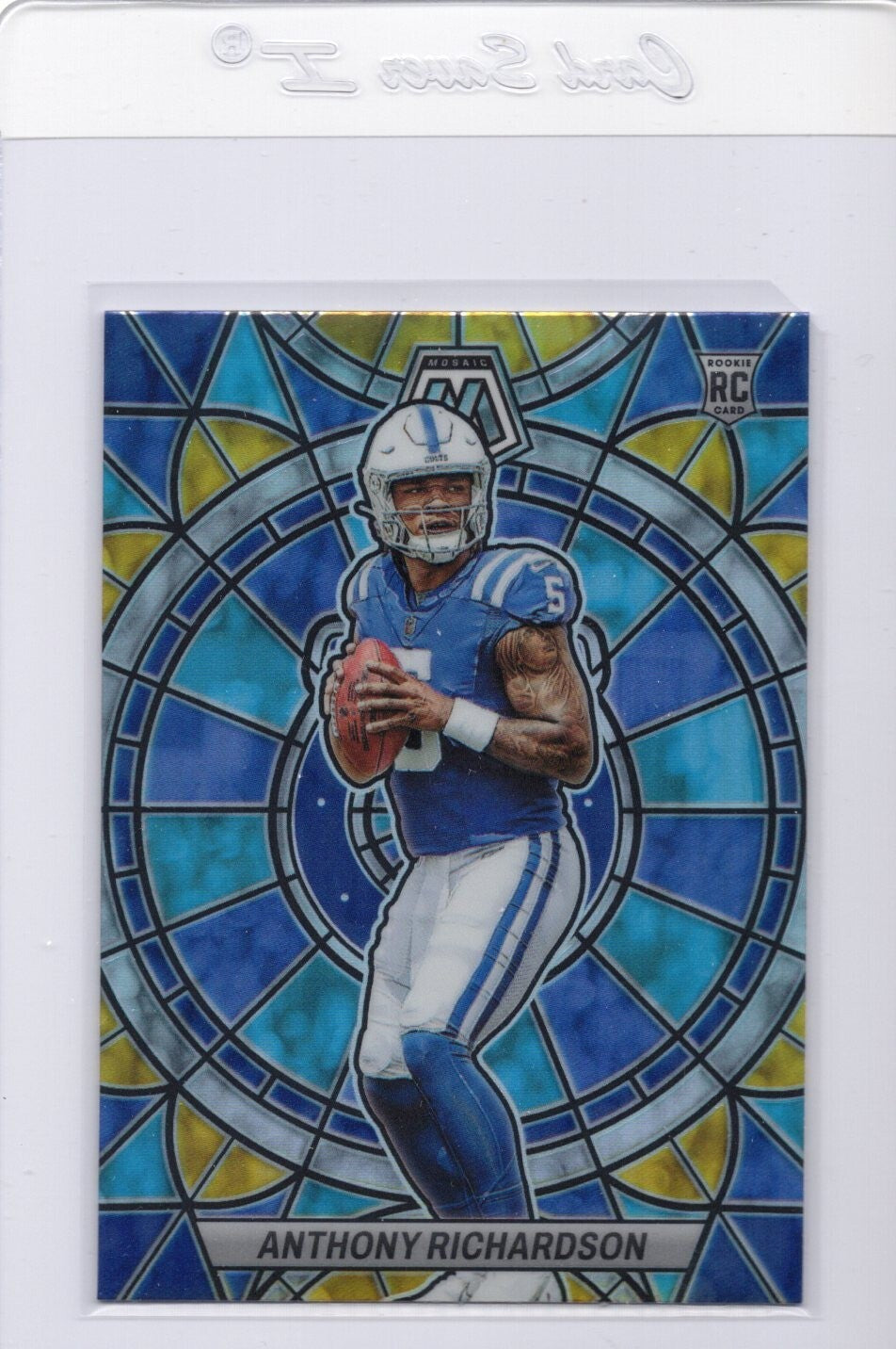 2023 Panini Mosaic Anthony Richardson Stained Glass Prizm SP RC #SG-23 Colts