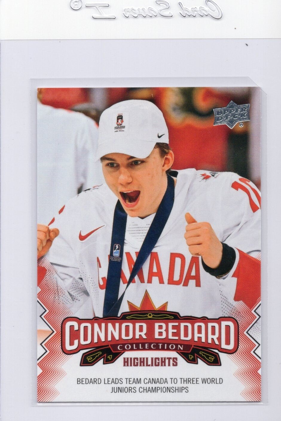 2023 - 2024 Upper Deck Connor Bedard Collection Highlights #5 Hockey Card