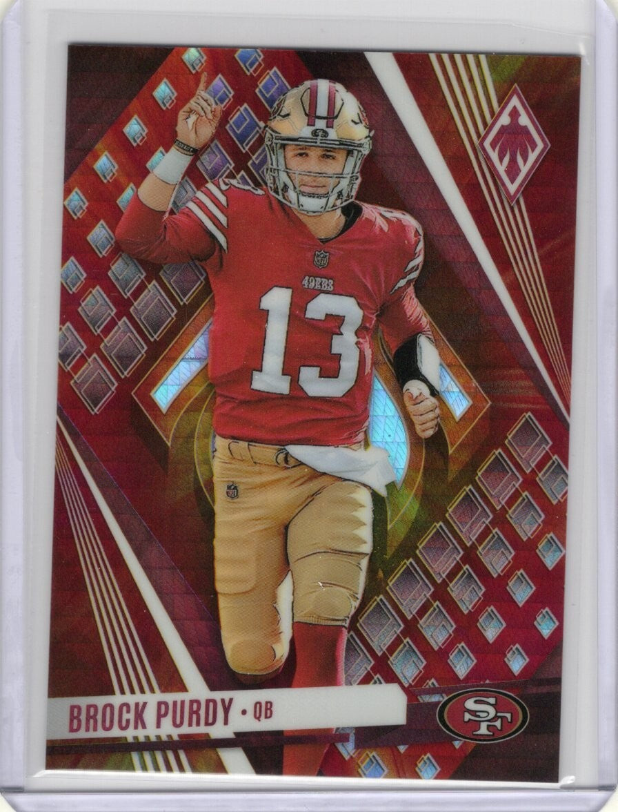 2023 Panini Phoenix Fire Burst #6 Brock Purdy 49ers 143/340