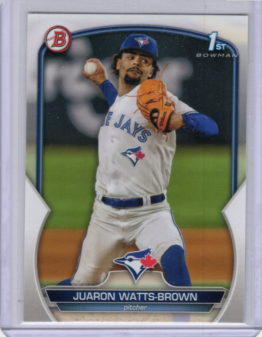 2023 Bowman Draft Paper Juaron Watts-Brown Toronto Blue Jays #BD-113