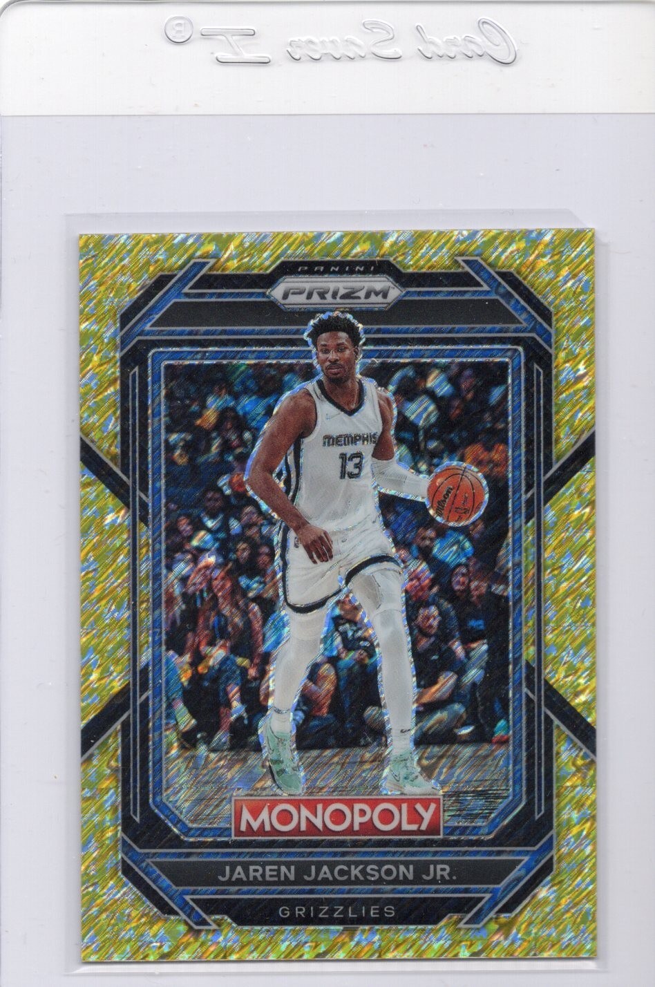 2022-23 Prizm Monopoly Jaren Jackson Jr #45 Gold Millionaire Shimmer 448/500