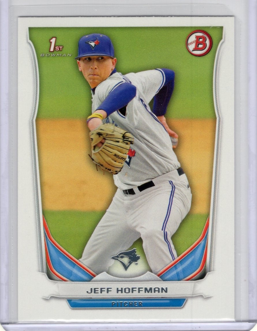 2014 Bowman Draft Picks Jeff Hoffman Rookie Card RC #DP6 BLUE JAYS