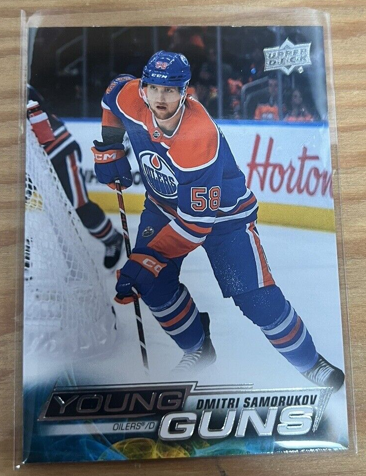 2022-23 UD Series 2 Young Guns #487 Dmitri Samorukov Edmonton Oilers
