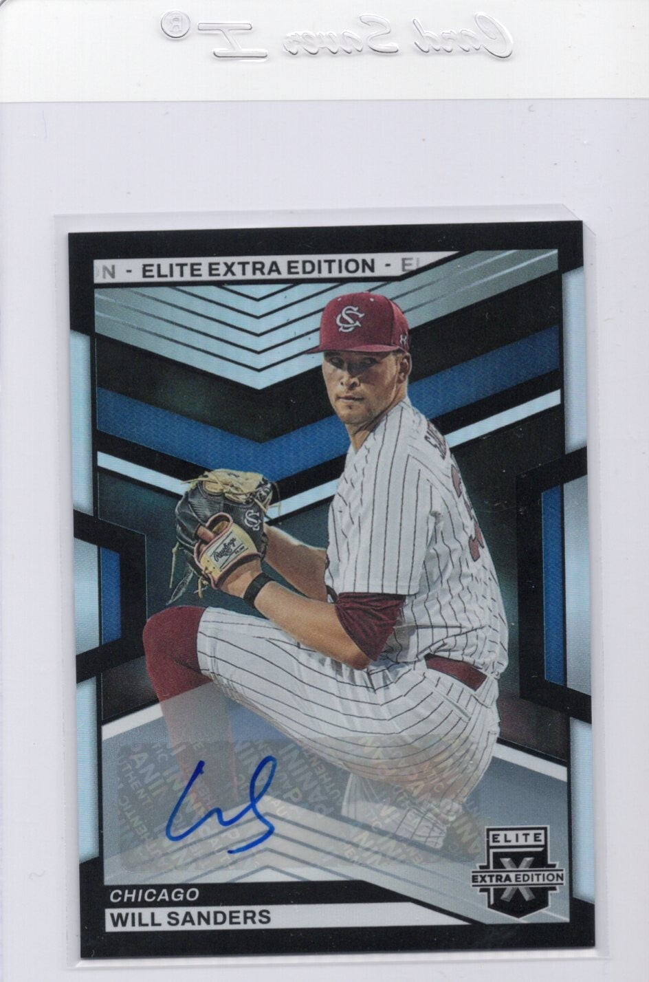 2023 ELITE EXTRA EDITION PRIME NUMBERS AUTO SP #136 WILL SANDERS CHICAGO CUBS