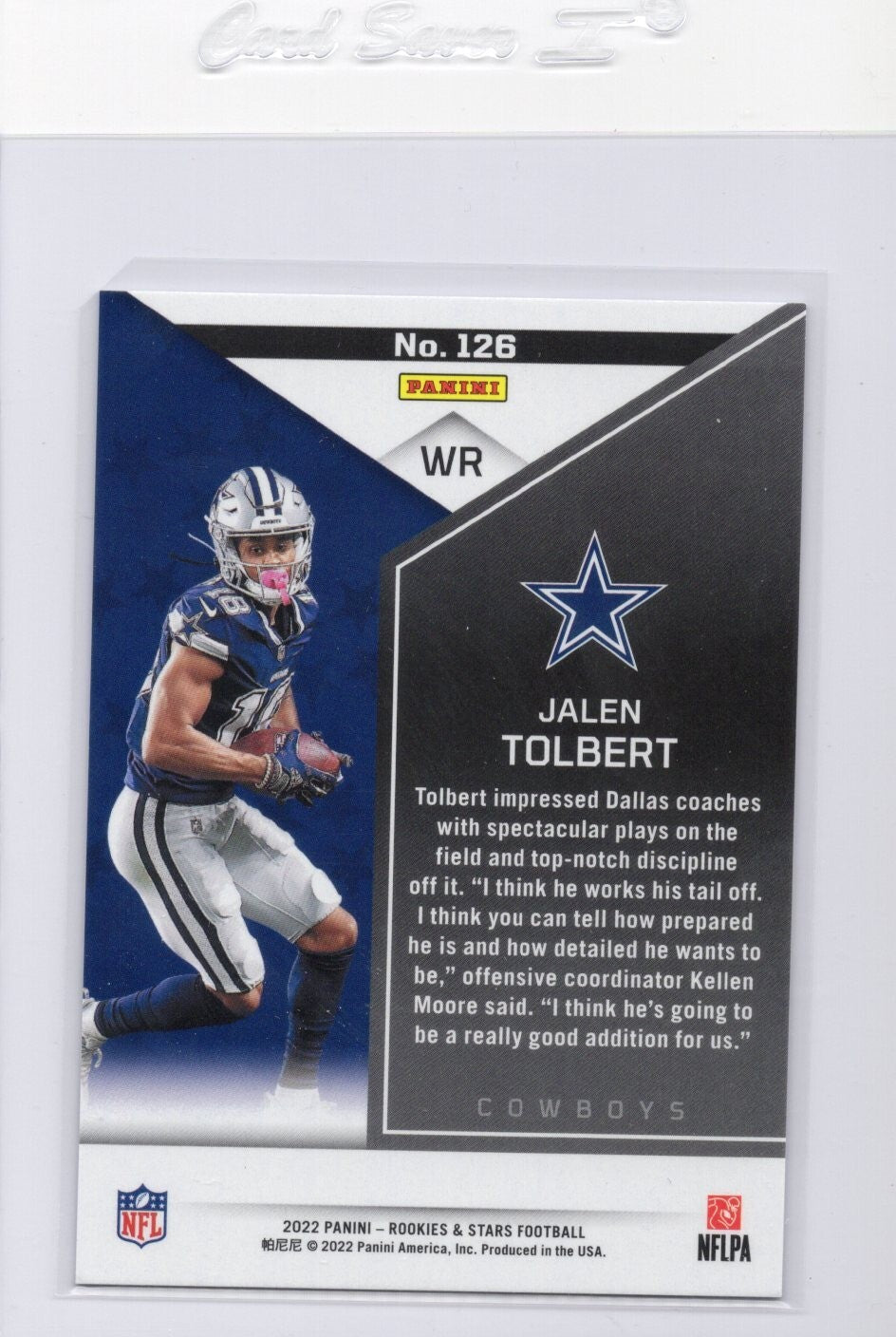 2022 Panini Rookies & Stars Rookies Longevity 18/80 Jalen Tolbert #126 Rookie RC