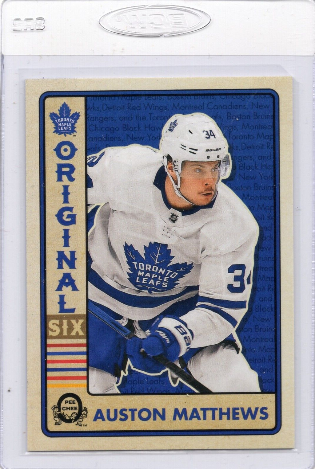 2018-19 O-Pee-Chee OPC Original Six Hockey Walmart, Auston Matthews #2