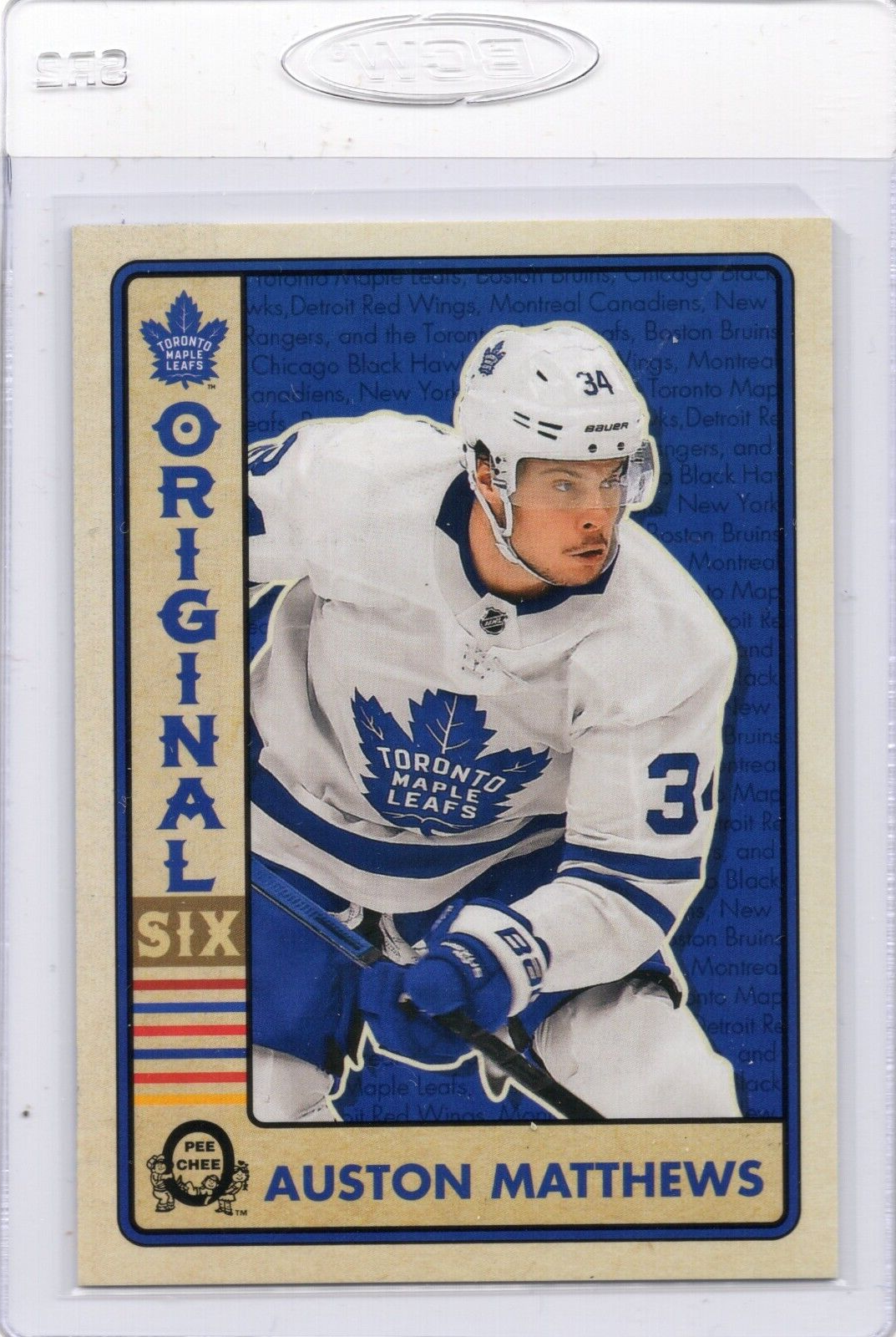 2018-19 O-Pee-Chee OPC Original Six Hockey Walmart, Auston Matthews #2