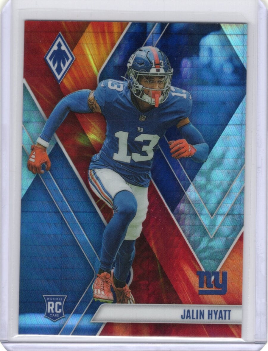 2023 Panini Phoenix Fire Burst #136 Jalin Hyatt Jets 307/340 RC