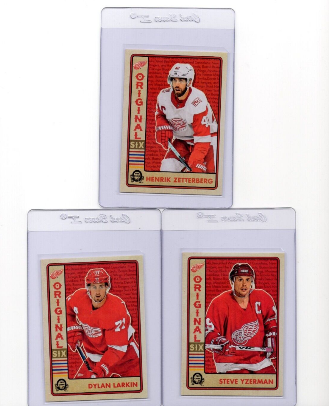 2018-19 O-Pee-Chee OPC Original Six Hockey Detroit Red Wings Set, Yzerman ++