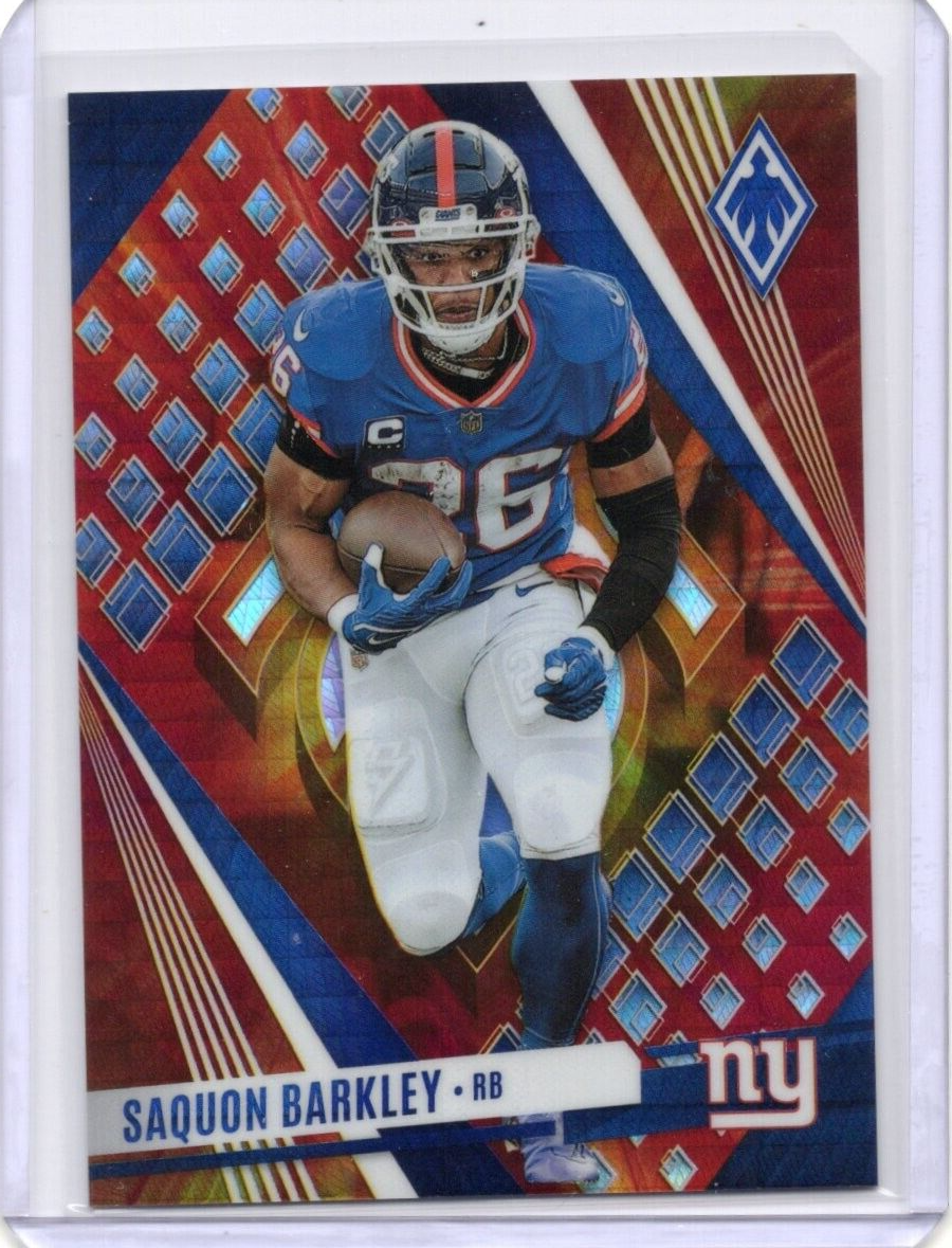 2023 Panini Phoenix Fire Burst - #31 Saquon Barkley 095/340
