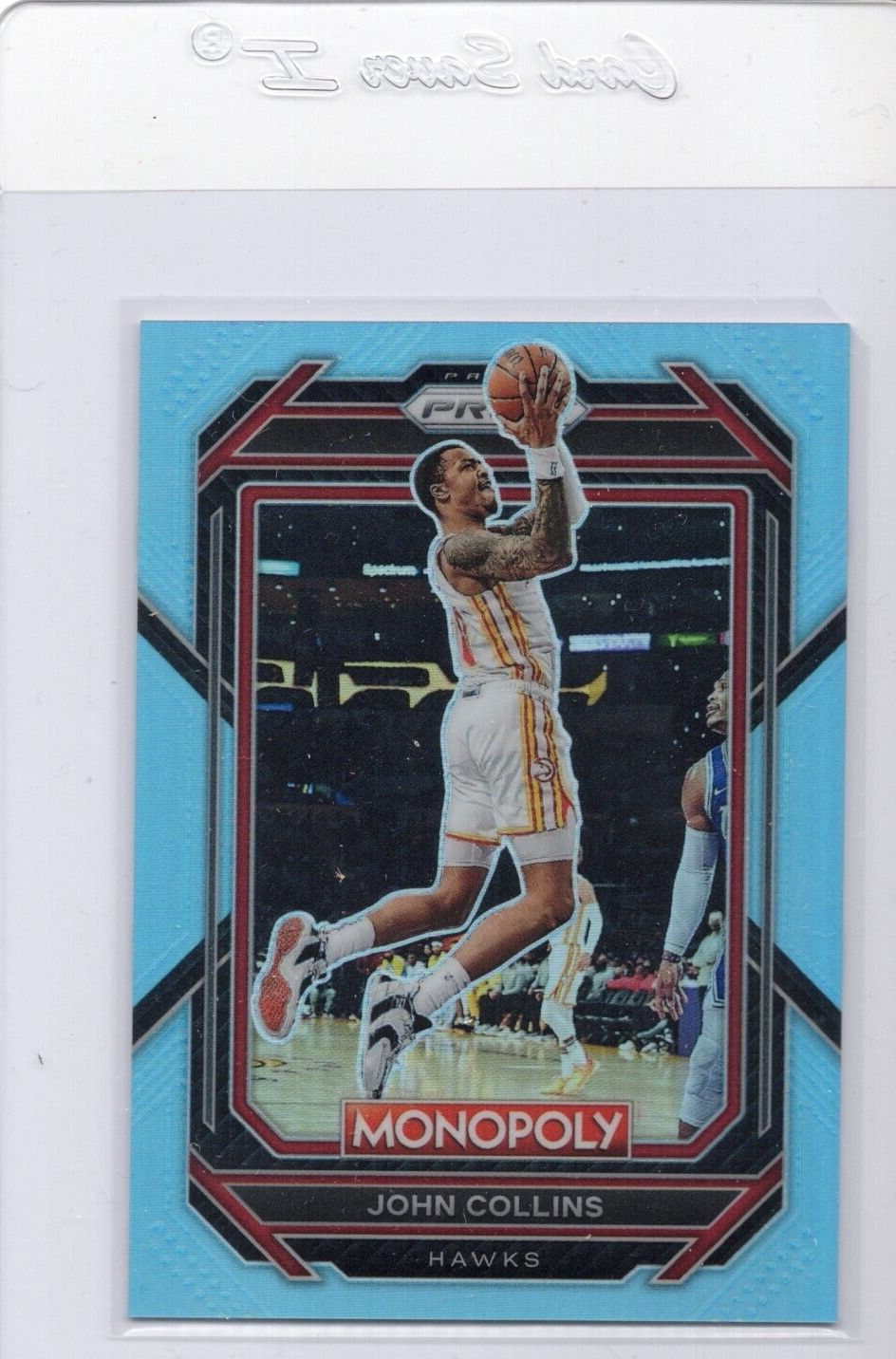 2022-23 Panini Prizm Monopoly JOHN COLLINS Light Blue Prizm #157/199 HAWKS #3