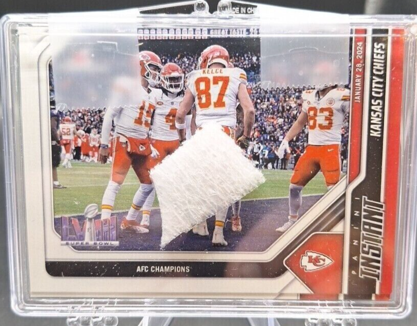 2023 KANSAS CITY CHIEFS AFC CHAMPIONS PANINI INSTANT 20-CARD SET /369 SP