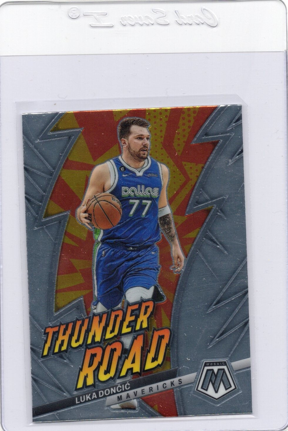 2022-23 Panini Mosaic Thunder Road Insert #9 Luka Doncic NBA