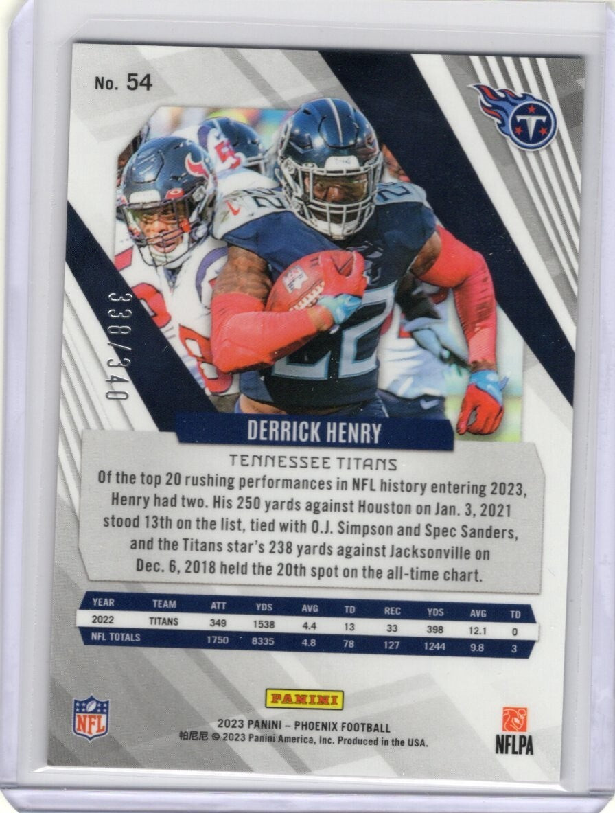 2023 Panini Phoenix Fire Burst #54 Derrick Henry 338/340