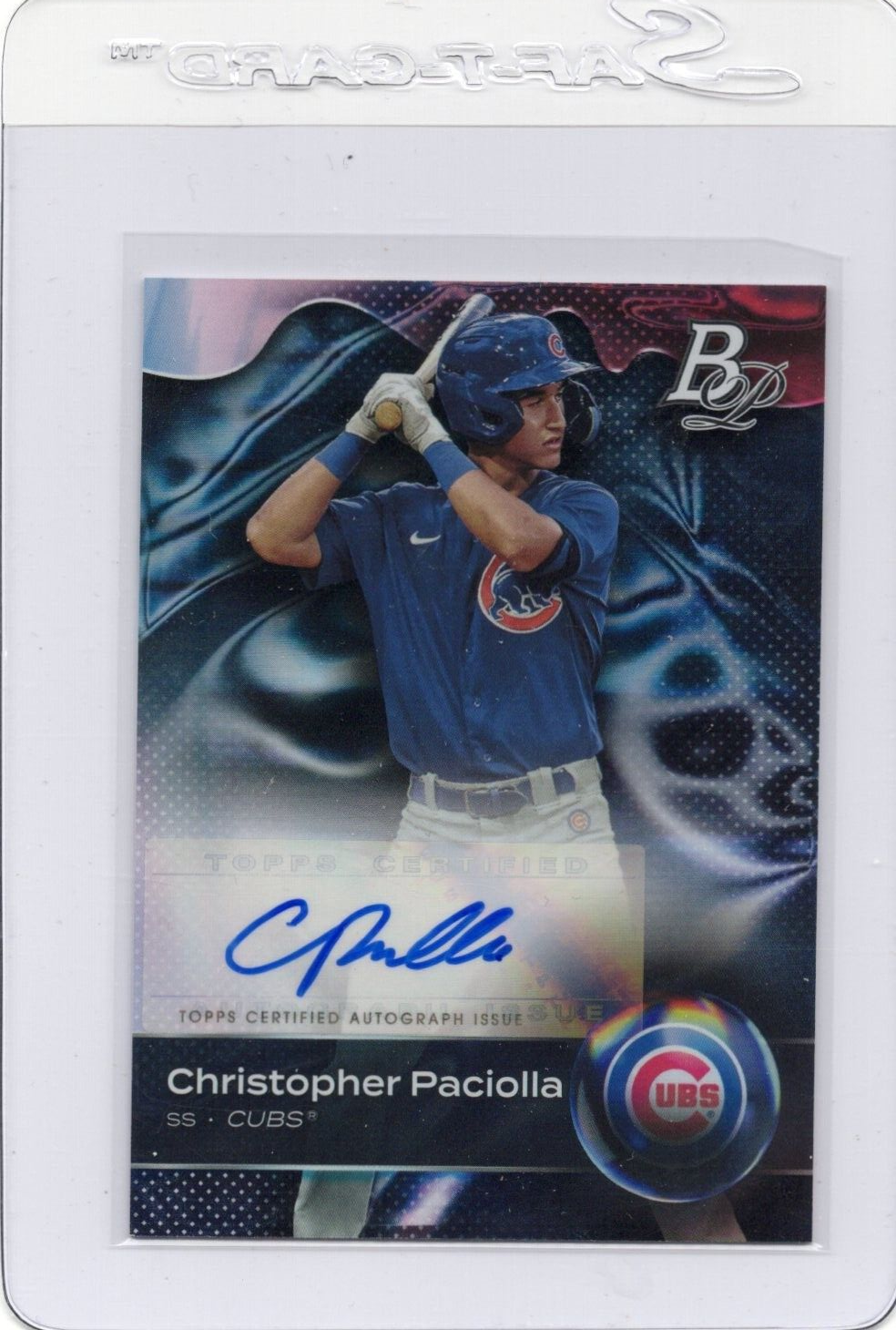2023 Bowman Platinum - Christopher Paciolla - #TOP-83 Auto RC Cubs