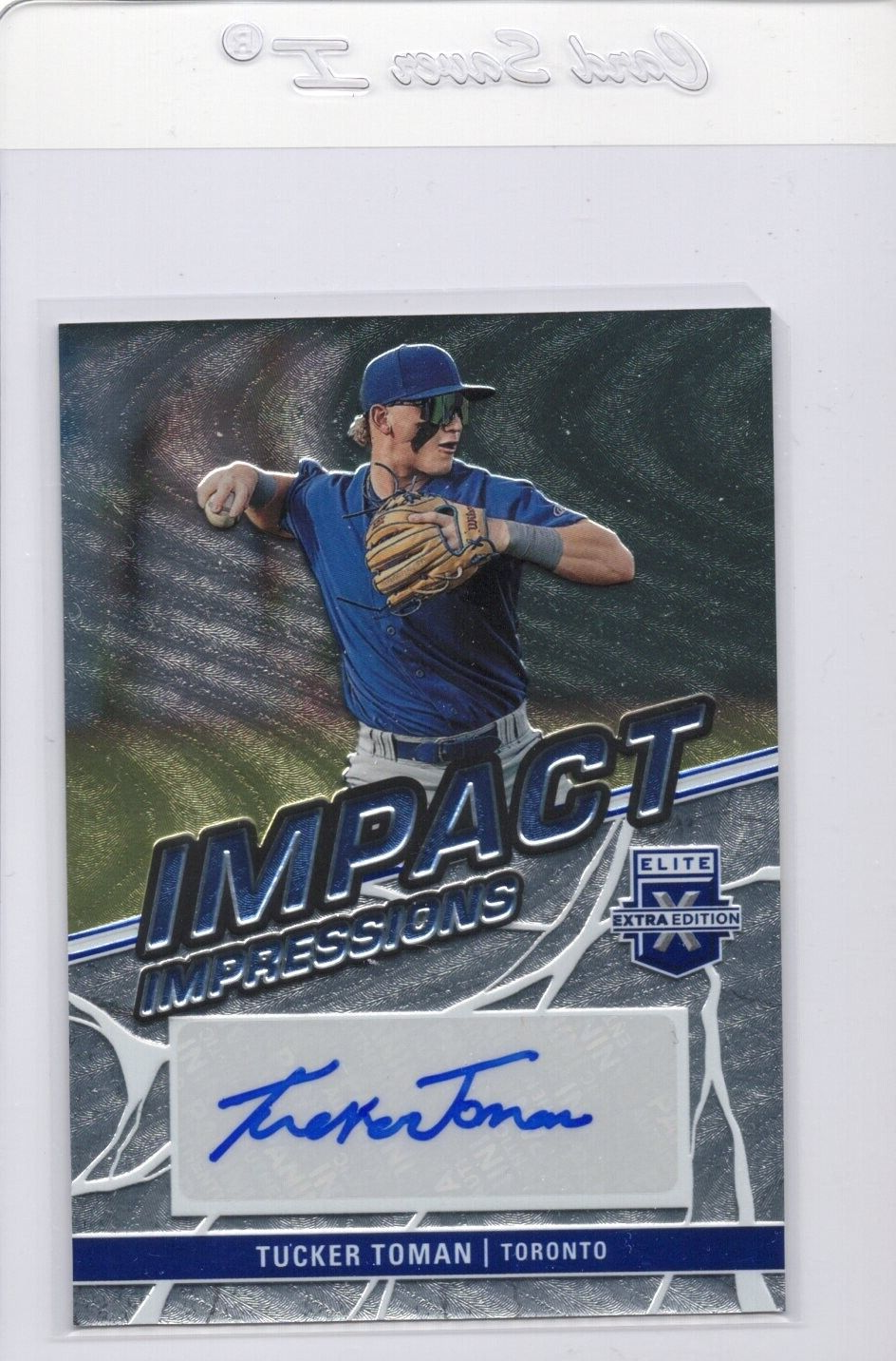2023 Elite Extra Edition Tucker Toman Impact Impressions Autograph Auto #II-TTM