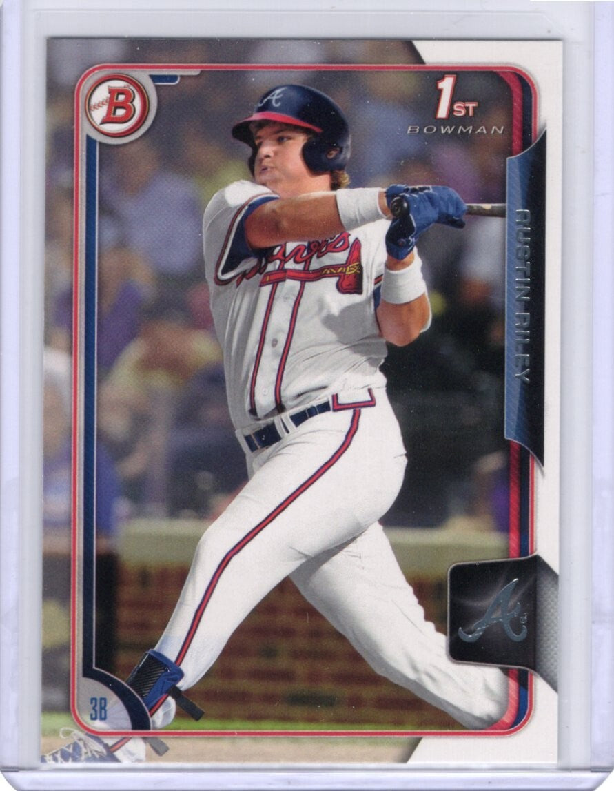 2015 Bowman Draft #157 Austin Riley 1st RC Rookie Card