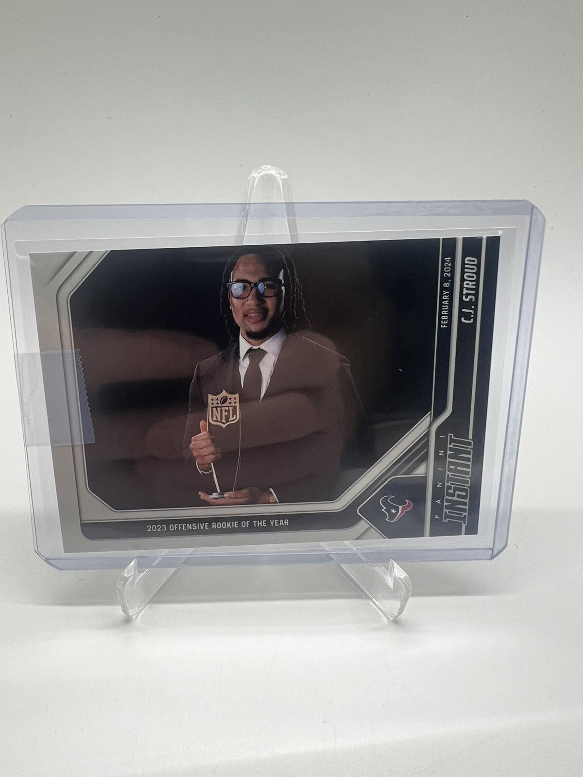 2023 Panini Instant #208 NFL Texans CJ STROUD Rookie OF THE YEAR 1/1561