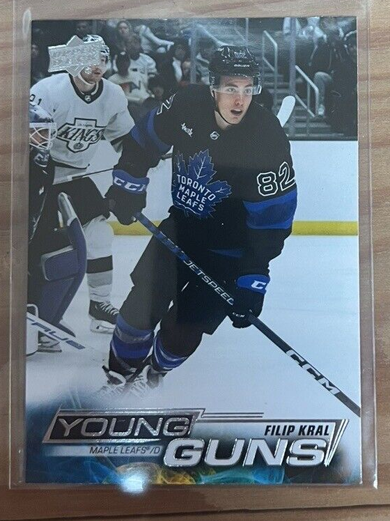 2022-23 UD Series 2 Base Young Guns #493 Filip Kral Toronto Maple Leafs