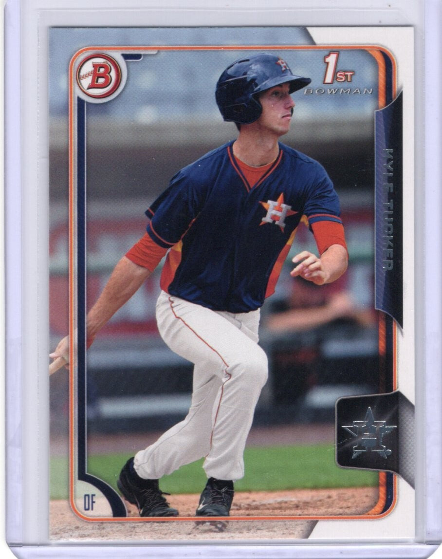 2015 Bowman Draft - #75 Kyle Tucker 1st Bowman Rookie Card RC Astros Cubs