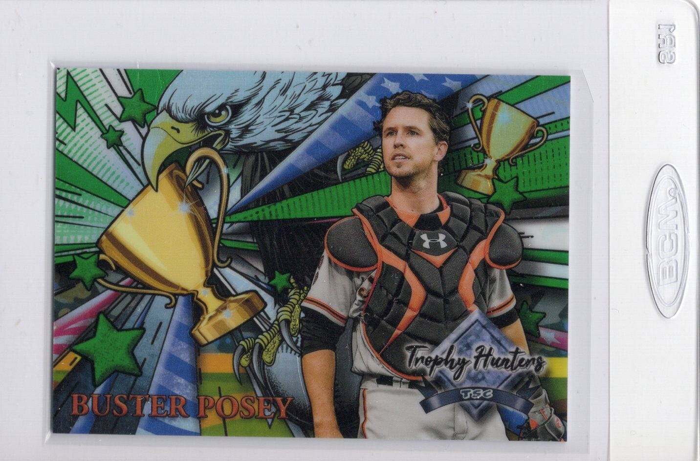 2022 Stadium Club Chrome Buster Posey Green Refractor 33/99 #RL-22 Giants