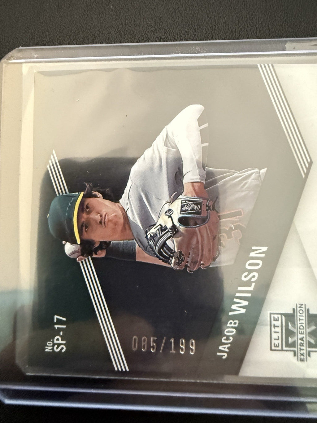 2023 Panini Elite Extra Edition Spell Bound Jacob Wilson Oakland SP-17 085/199