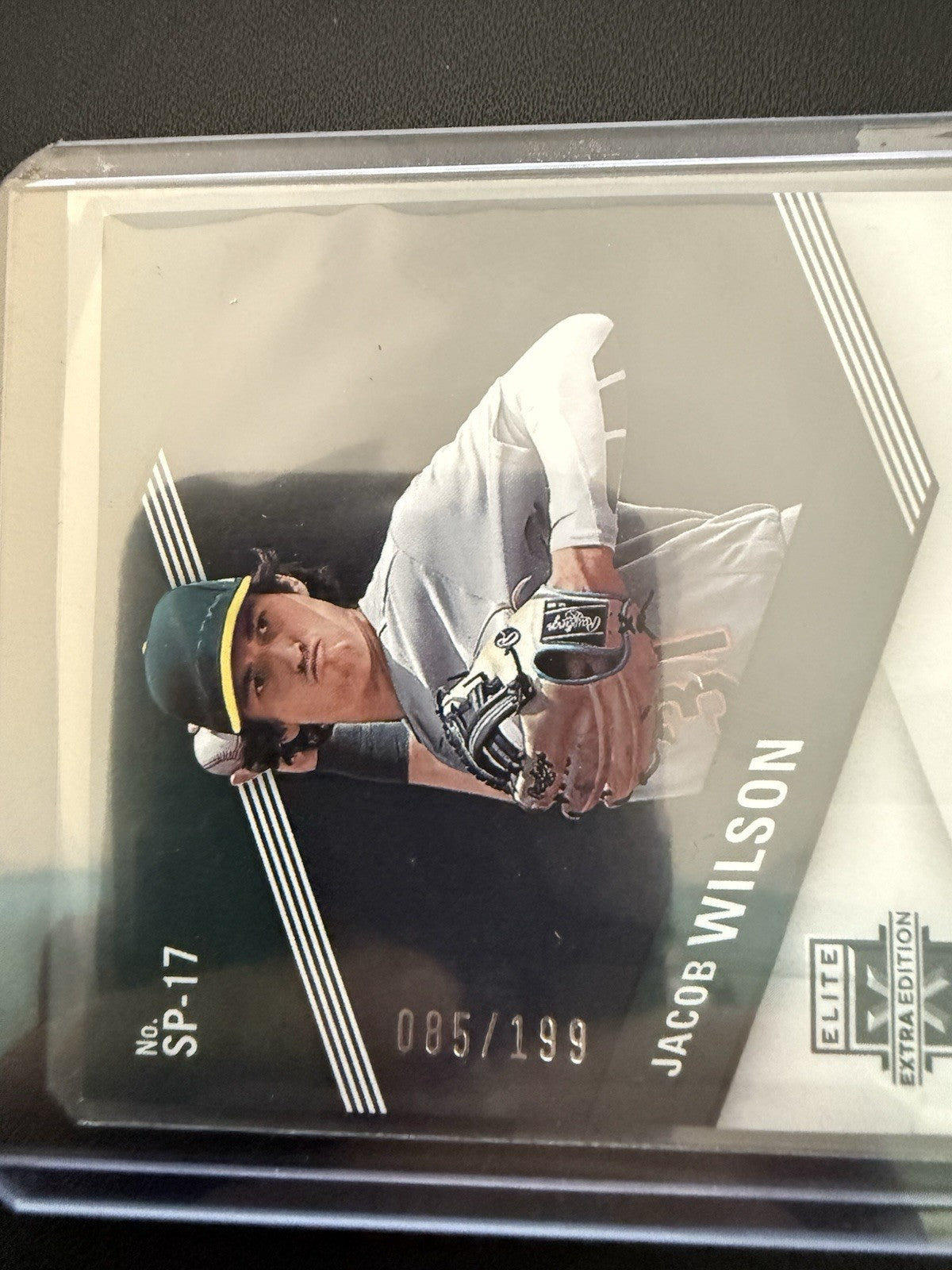2023 Panini Elite Extra Edition Spell Bound Jacob Wilson Oakland SP-17 085/199