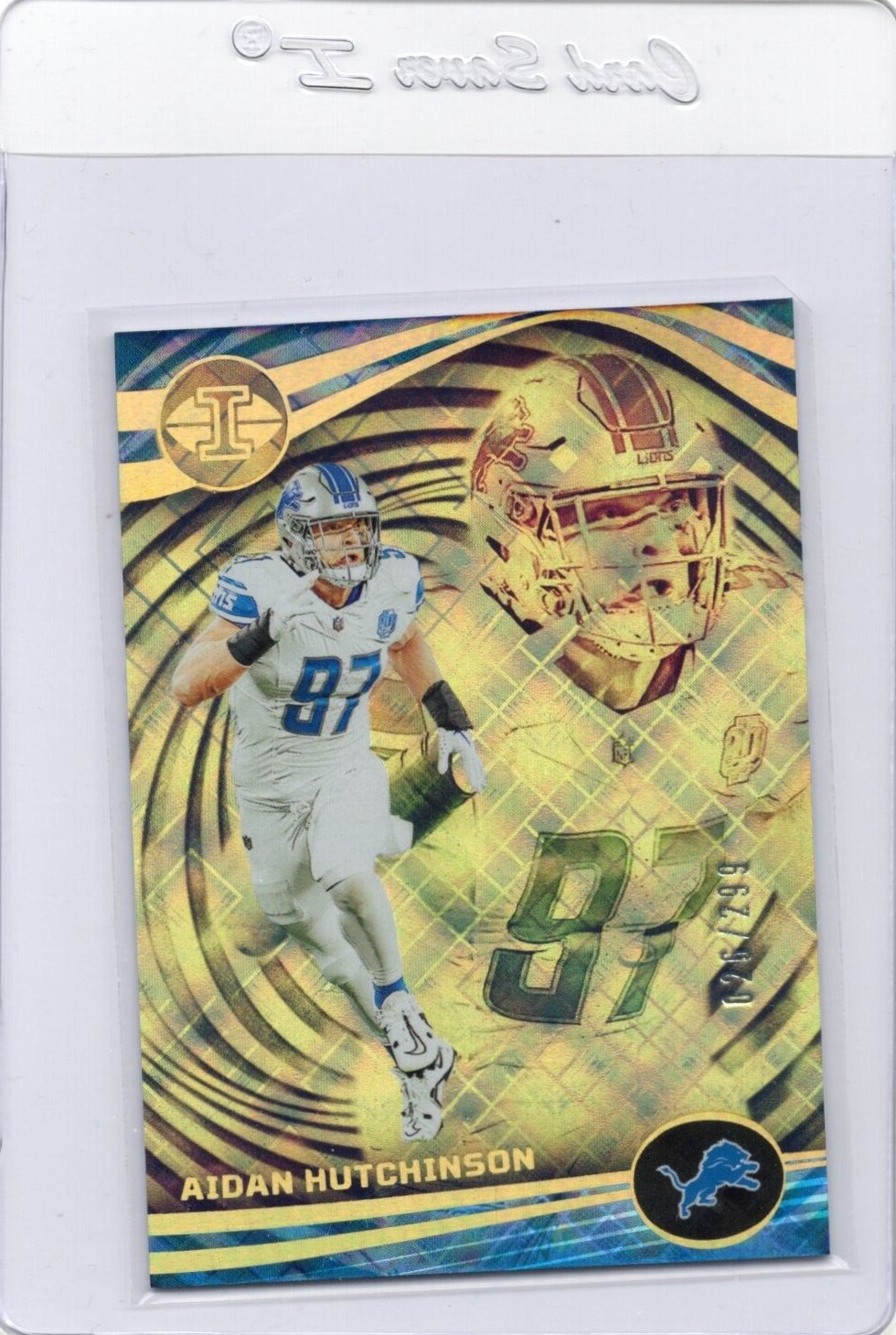 2023 ILLUSIONS AIDAN HUTCHINSON #026/299 DETROIT LIONS