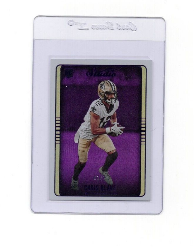 2022 Panini Chronicles - Studio #STU-40 Chris Olave Saints 01/25 RC