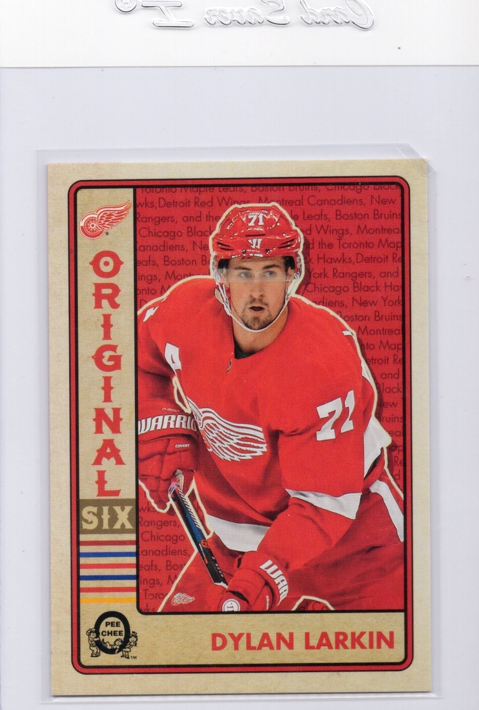 2018-19 O-Pee-Chee OPC Original Six Hockey Walmart, Dylan Larkin #16