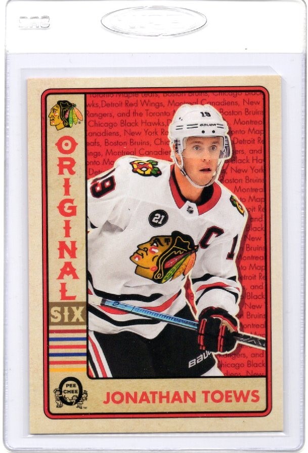 2018-19 O-Pee-Chee OPC Original Six Hockey Walmart, Jonathan Toews #4