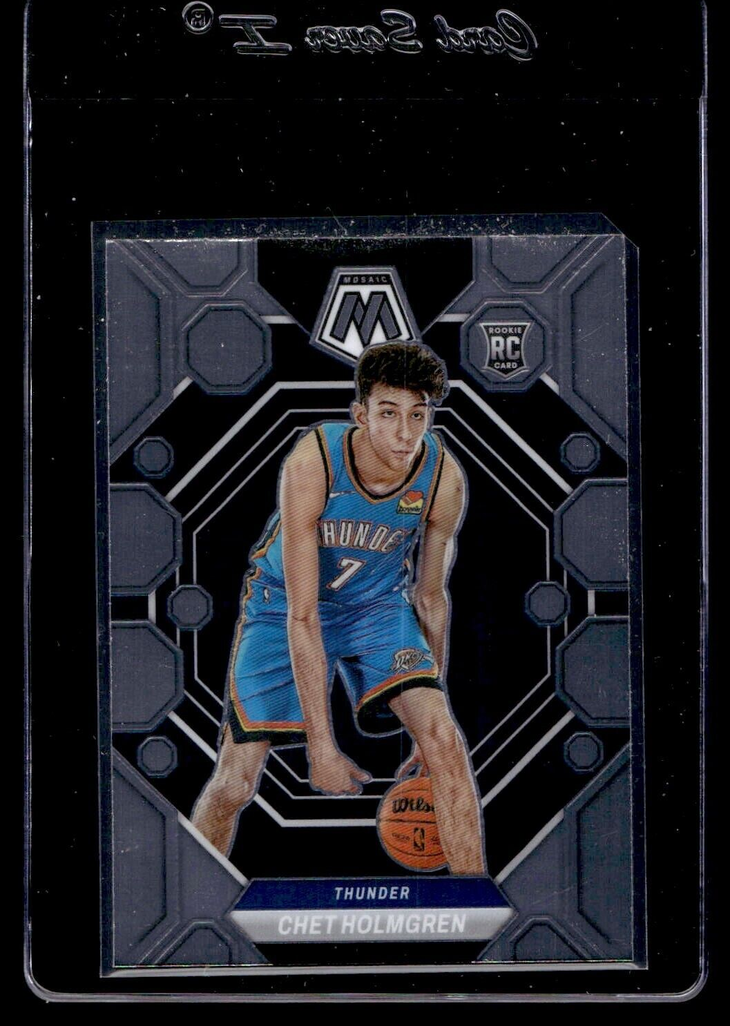 2022-23 Panini Mosaic Chet Holmgren Rookie Card #236 Thunder RC