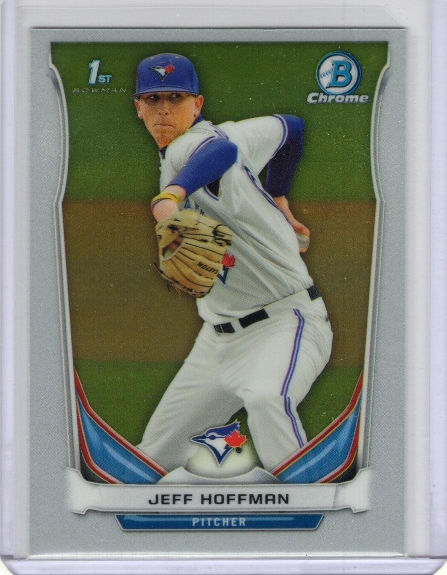 2014 Bowman Chrome Draft Picks Jeff Hoffman Rookie Card RC #CDP6 BLUE JAYS