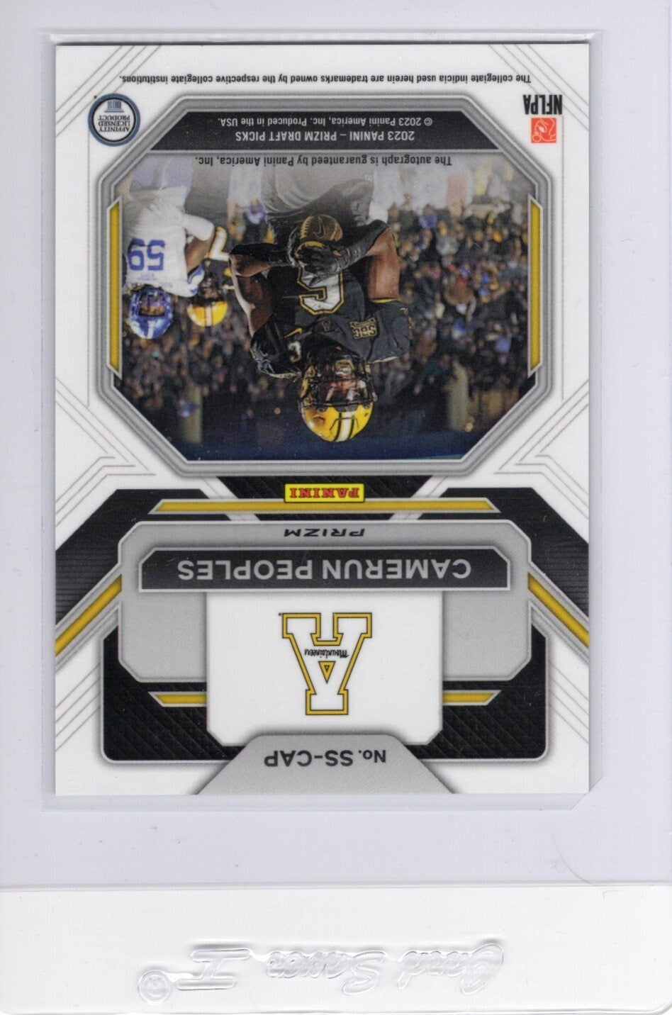 2023 Panini Prizm Draft Sensational Signatures Green #SS-CAP Camerun Peoples