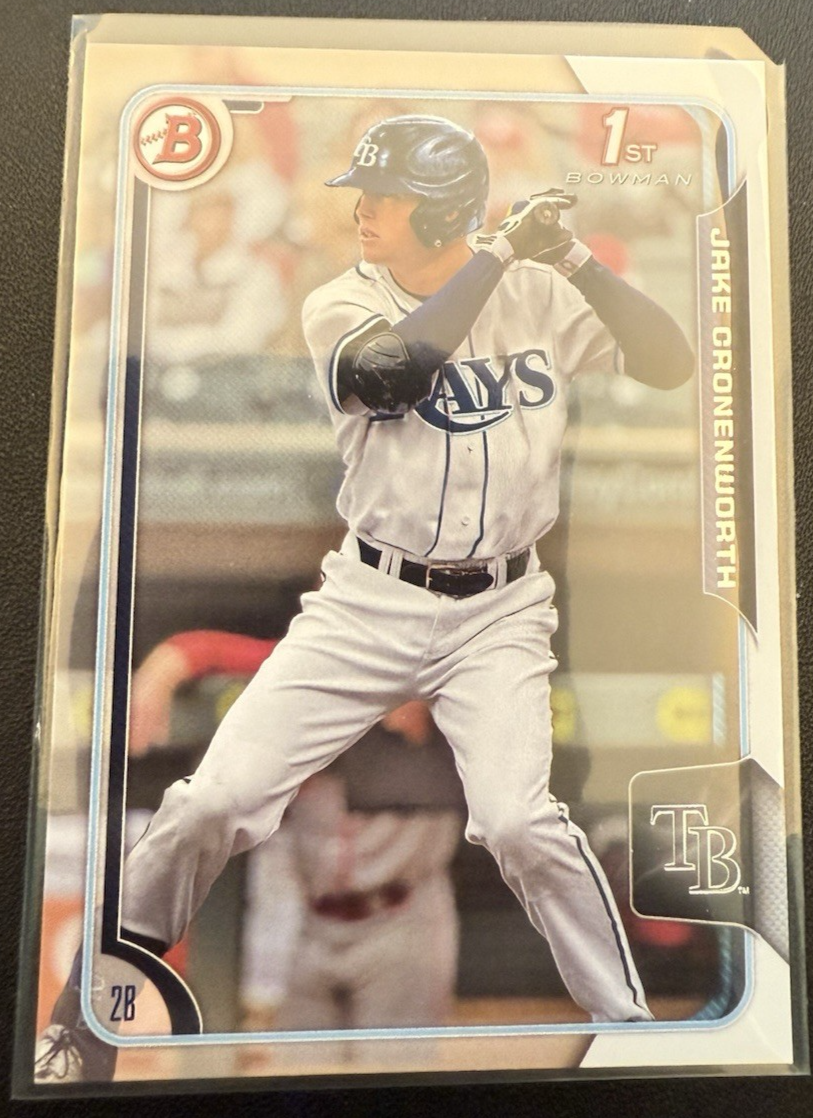 2015 BOWMAN DRAFT 1ST PAPER CARD JAKE CRONENWORTH #197