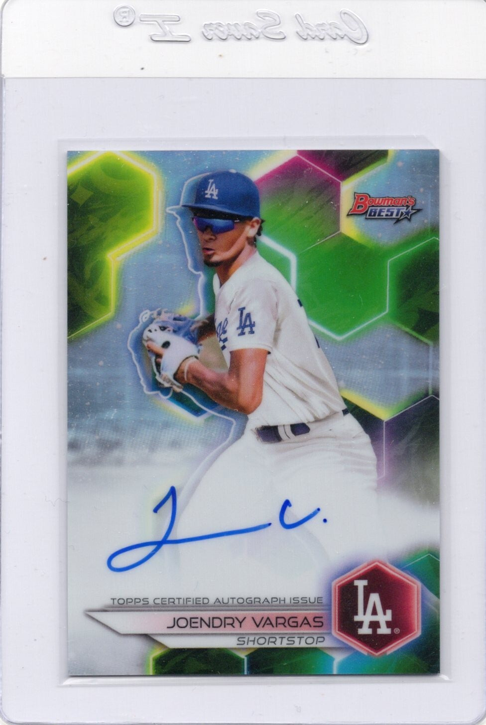 2023 Bowman's Best Joendry Vargas Refractor Best Of 2023 Auto Autograph #B23-JV